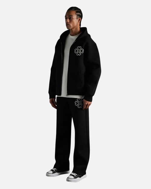 Herren-Trainingsanzug Pearl - Schwarz - Footkorner