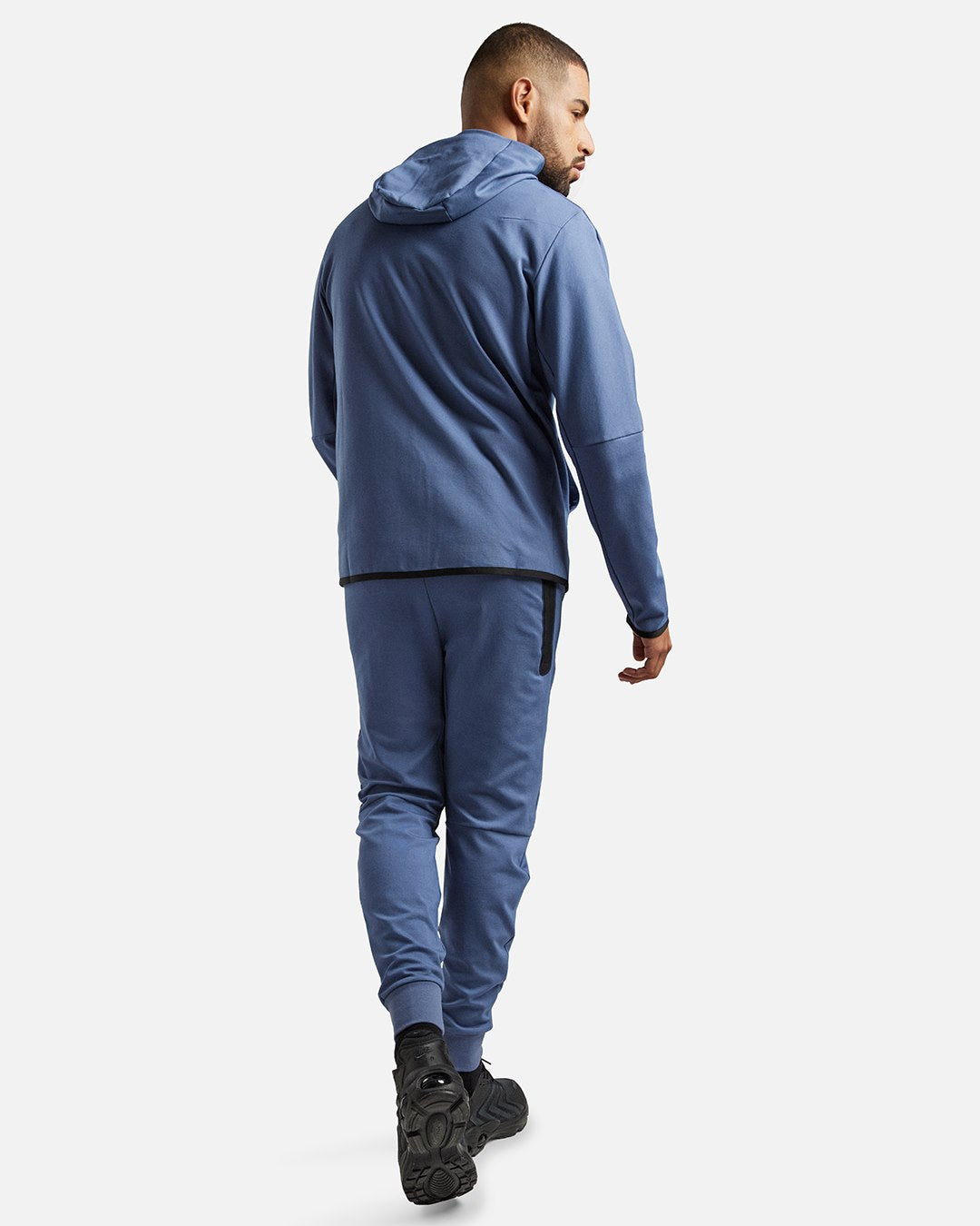 Nike Tech Fleece Leichter Trainingsanzug – Blau/Schwarz