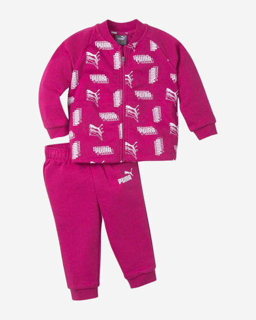 Tuta da bambino Puma Minicats Power - Rosa/Bianco - Footkorner