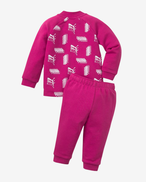 Tuta da bambino Puma Minicats Power - Rosa/Bianco - Footkorner