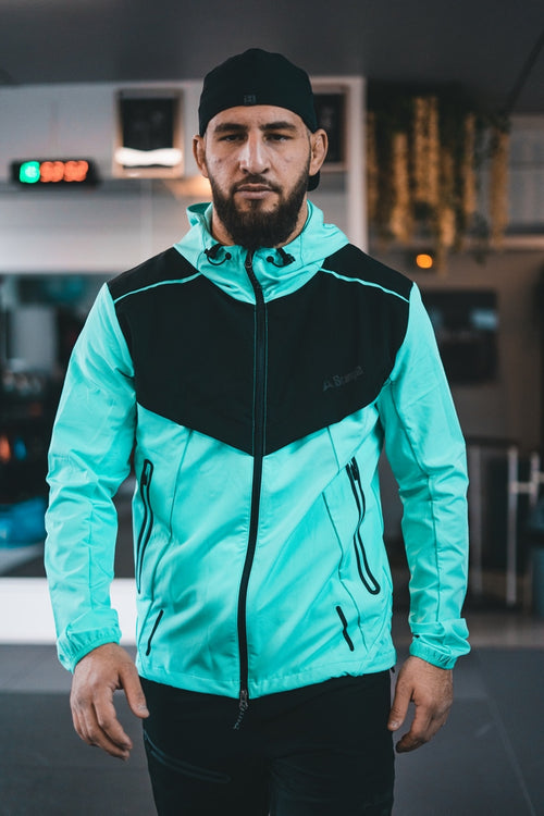 Chándal Scampia Running Scalare - Menta/Negro - Footkorner