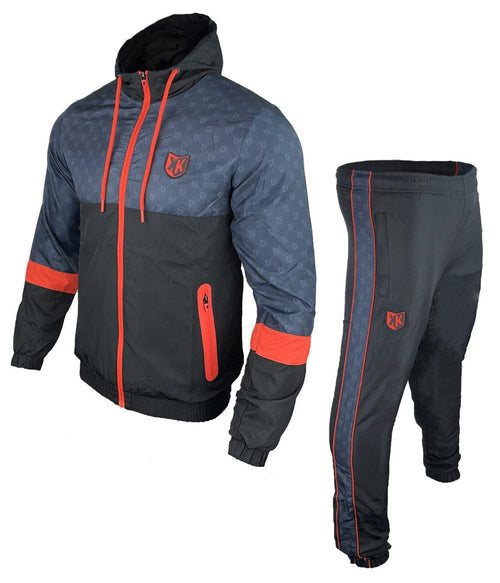 Chándal FK Gomorra - Negro/Gris/Rojo - Footkorner