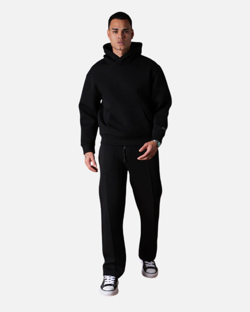 Survetement Basic à capuche - Noir - Footkorner