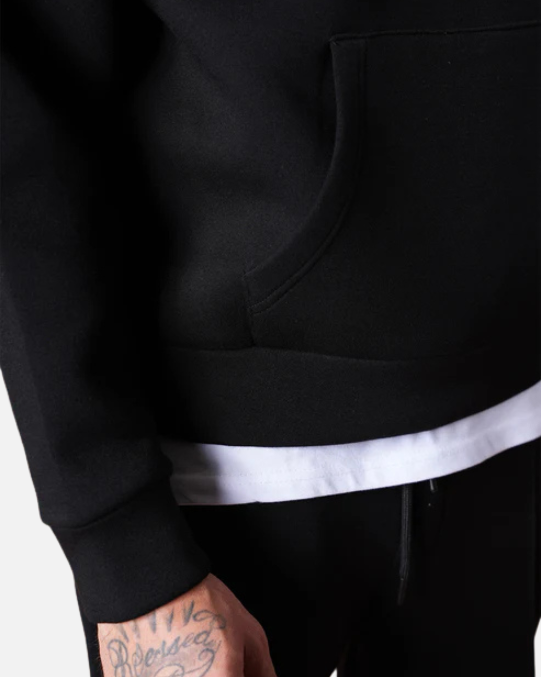 FootkornerSurvetement Basic à capuche - Noir