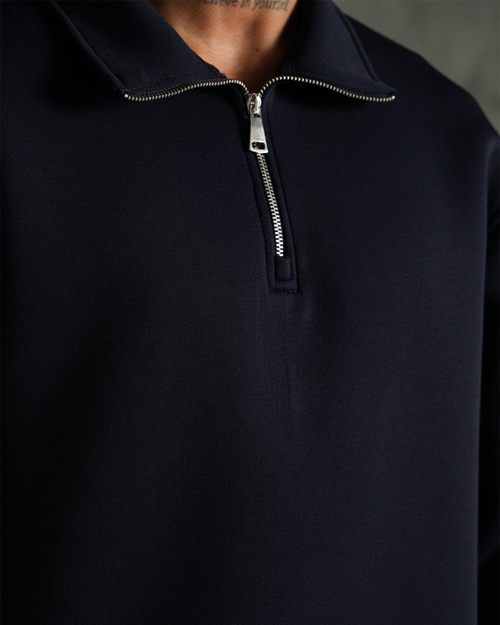 Survêtement Basic Homme Oversize - Bleu Marine - Footkorner