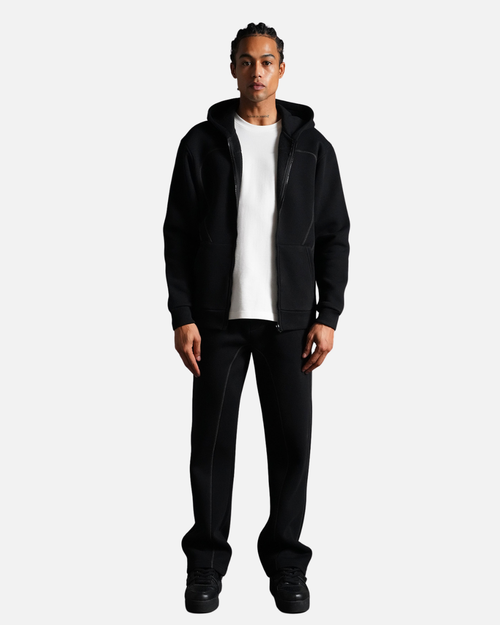 Basic Herren Trainingsanzug Oversize - Schwarz - Footkorner