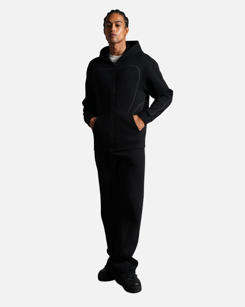 Basic Herren Trainingsanzug Oversize - Schwarz - Footkorner