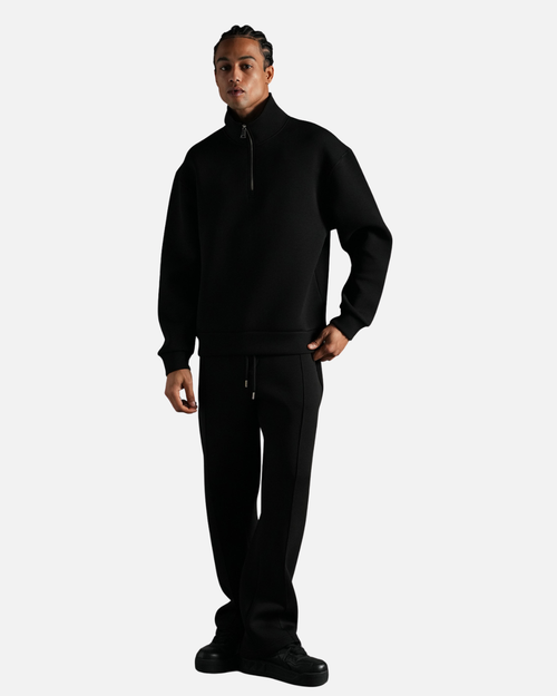 Chándal Básico Hombre Sobredimensionado - Negro - Footkorner