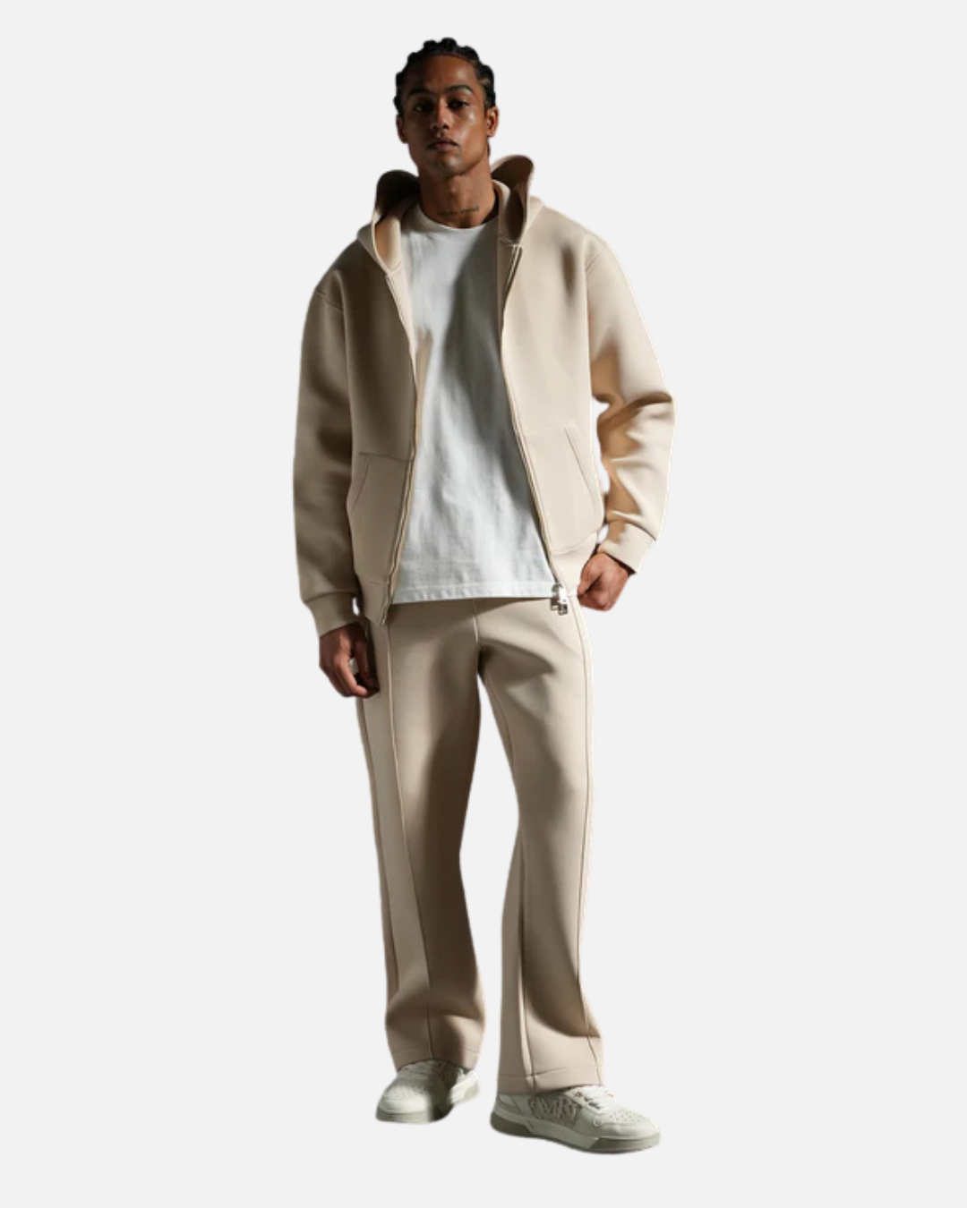 FootkornerChándal Básico con Capucha y Cremallera - Beige