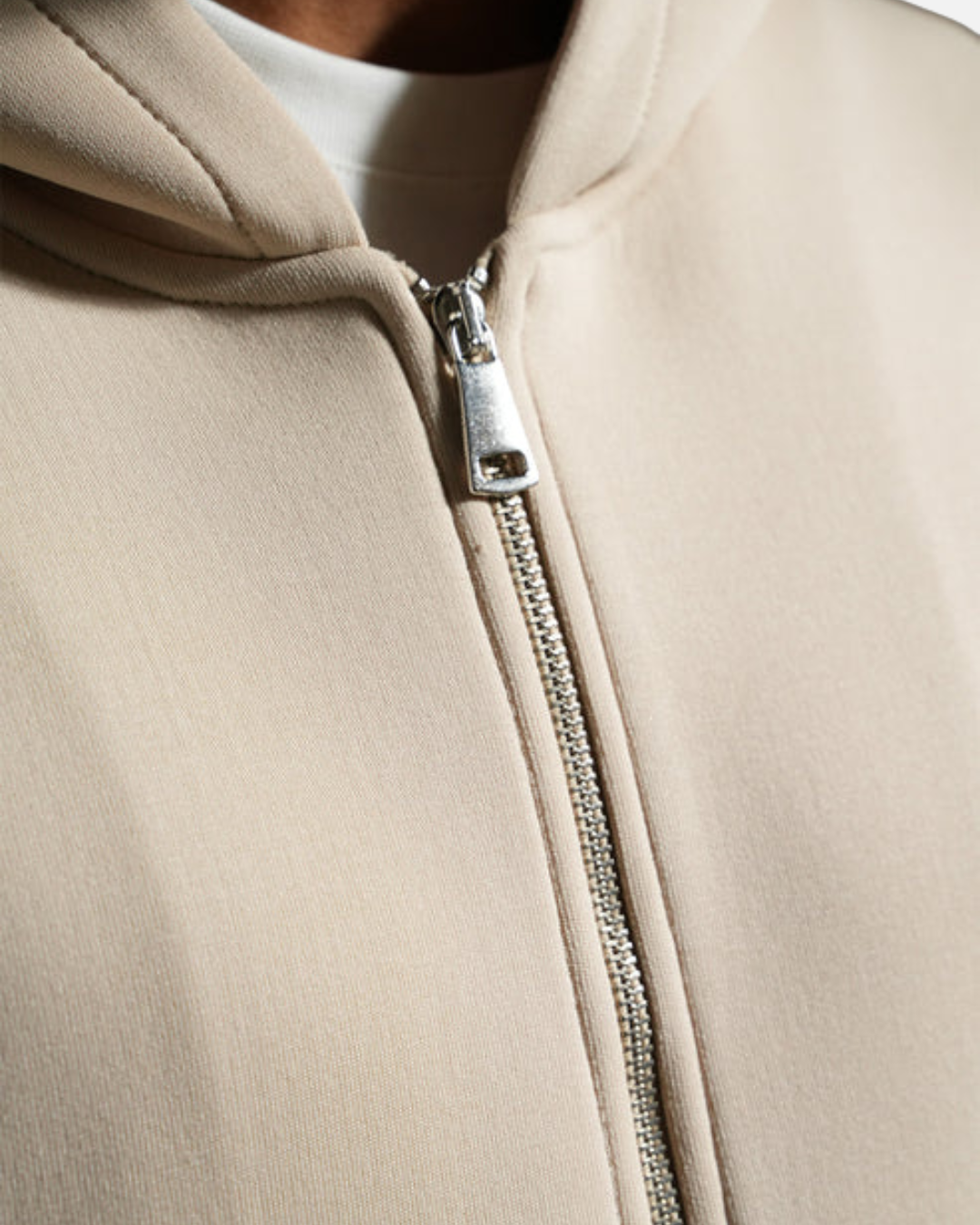 FootkornerChándal Básico con Capucha y Cremallera - Beige