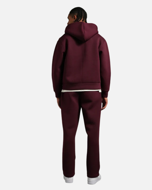 Survetement Basic à Capuche Zip - Bordeaux - Footkorner