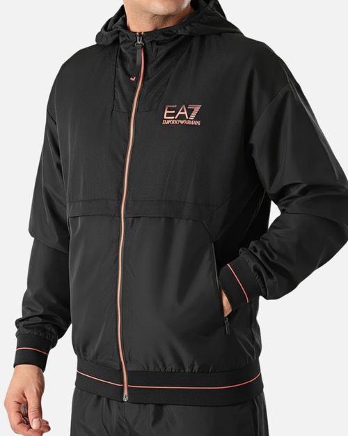 Trainingsanzug EA7 Ventus 7 - Schwarz/Rot - Footkorner