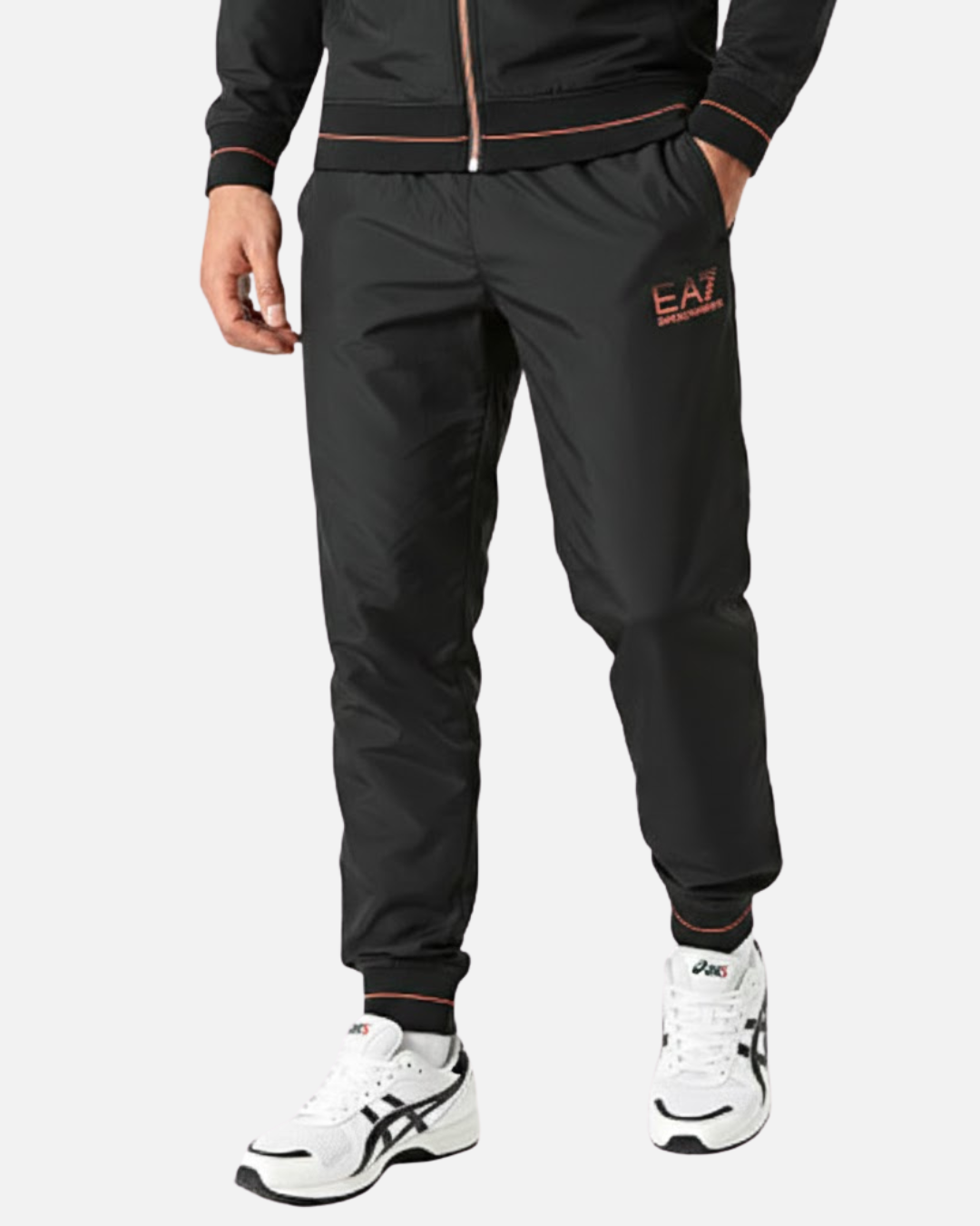 FootkornerTrainingsanzug EA7 Ventus 7 - Schwarz/Rot