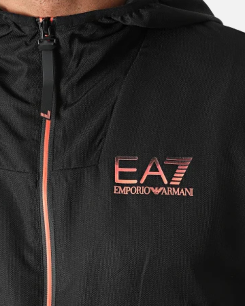 Trainingsanzug EA7 Ventus 7 - Schwarz/Rot - Footkorner