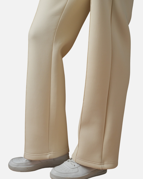 Survêtement Basic Femme Beige – Veste à capuche et pantalon jogging - Footkorner