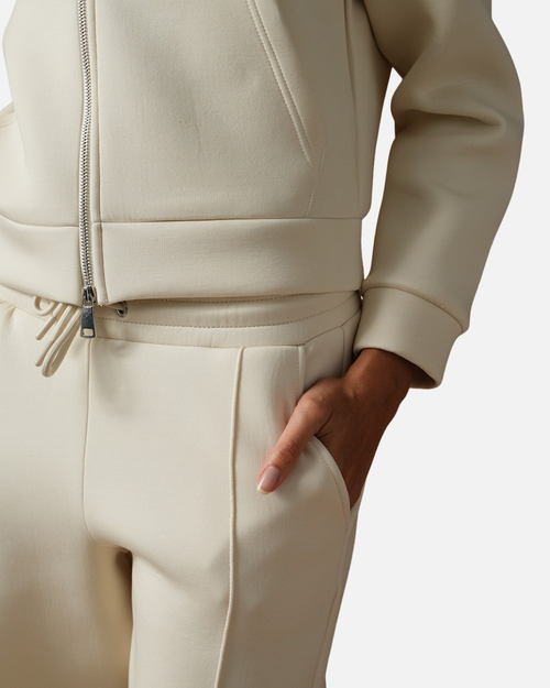 Survêtement Basic Femme Beige – Veste à capuche et pantalon jogging - Footkorner