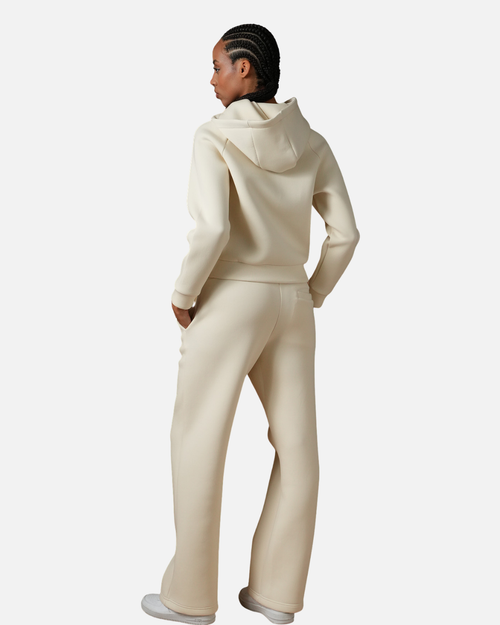 Survêtement Basic Femme Beige – Veste à capuche et pantalon jogging - Footkorner