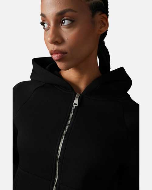 Survêtement Basic Femme Noir – Veste à capuche et pantalon jogging - Footkorner