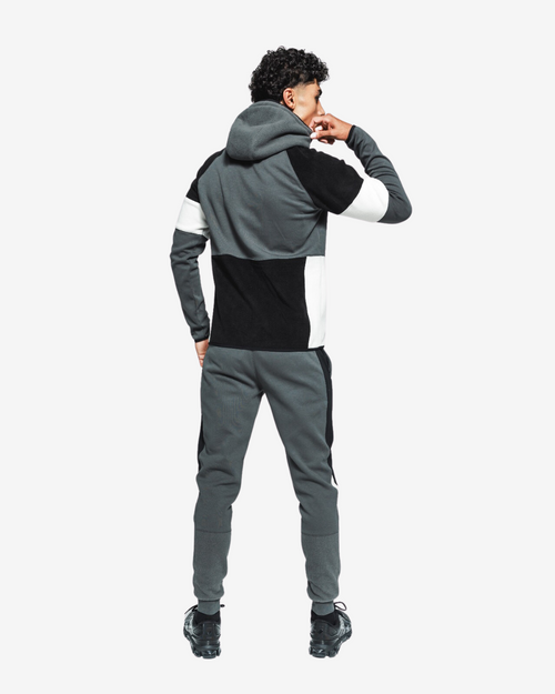 FK Cliff Trainingsanzug – Schwarz/Grau/Weiß - Footkorner