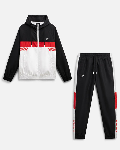 FK Diamond IX Tracksuit - Black/Red/White - Footkorner