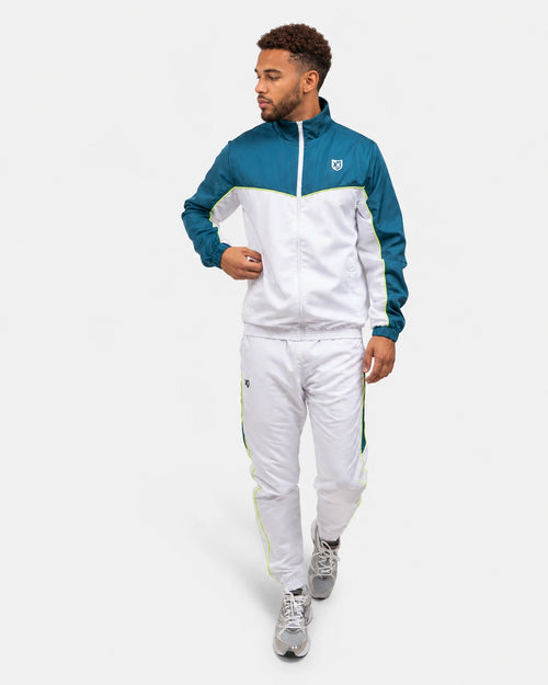 Survêtement FK Diamond XIV - Blanc/Bleu - Footkorner