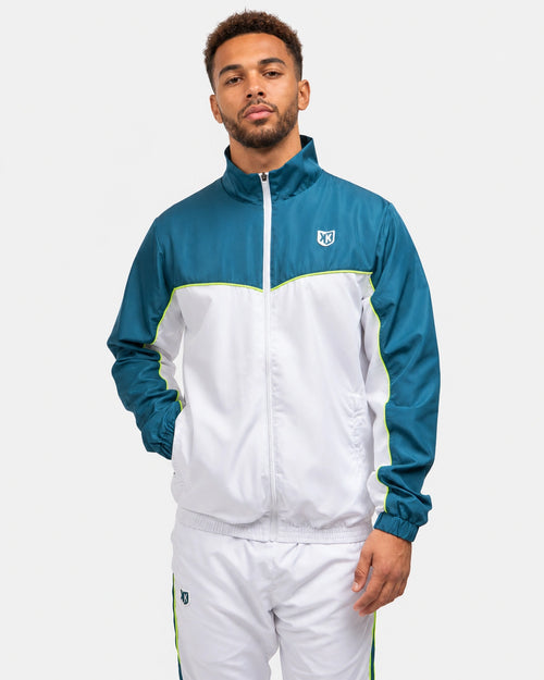 Survêtement FK Diamond XIV - Blanc/Bleu - Footkorner