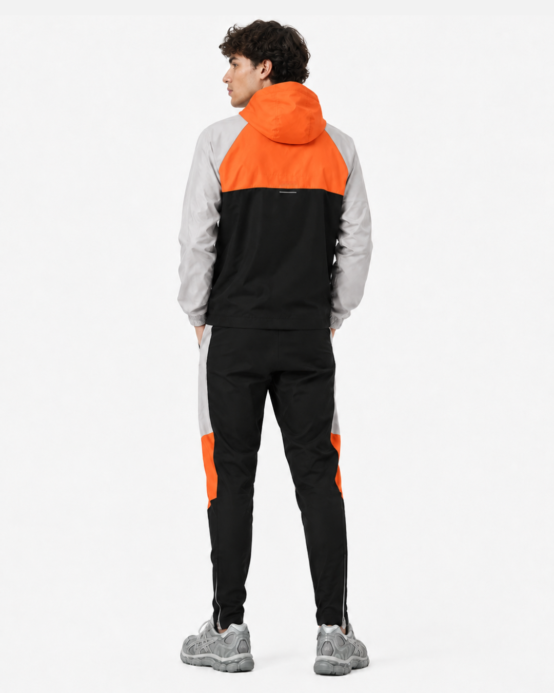 FootkornerFK Field Trainingsanzug - Schwarz/Orange/Grau