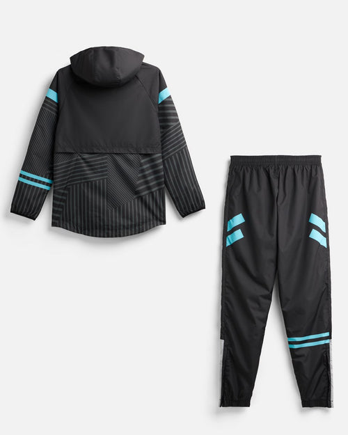 FK Pearl Trainingsanzug – Schwarz/Weiß/Blau - Footkorner