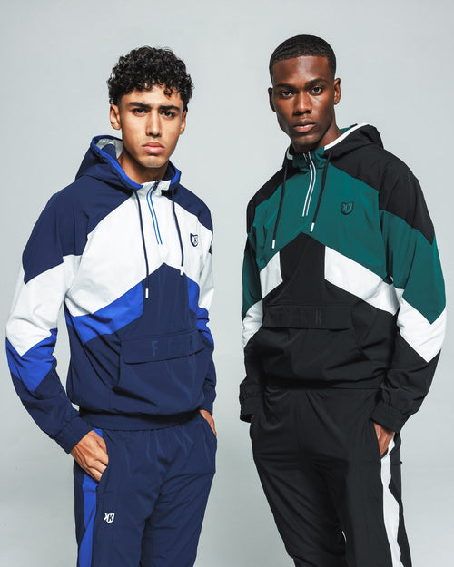 FTKR VI Trainingsanzug – Marineblau/Weiß/Schwarz - Footkorner