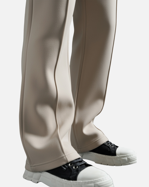 Basic Trainingsanzug Herren Oversize – Beige - Footkorner