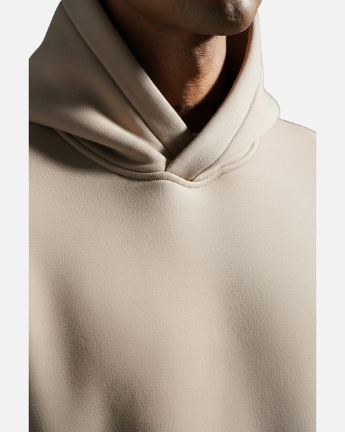 Basic Trainingsanzug Herren Oversize – Beige - Footkorner