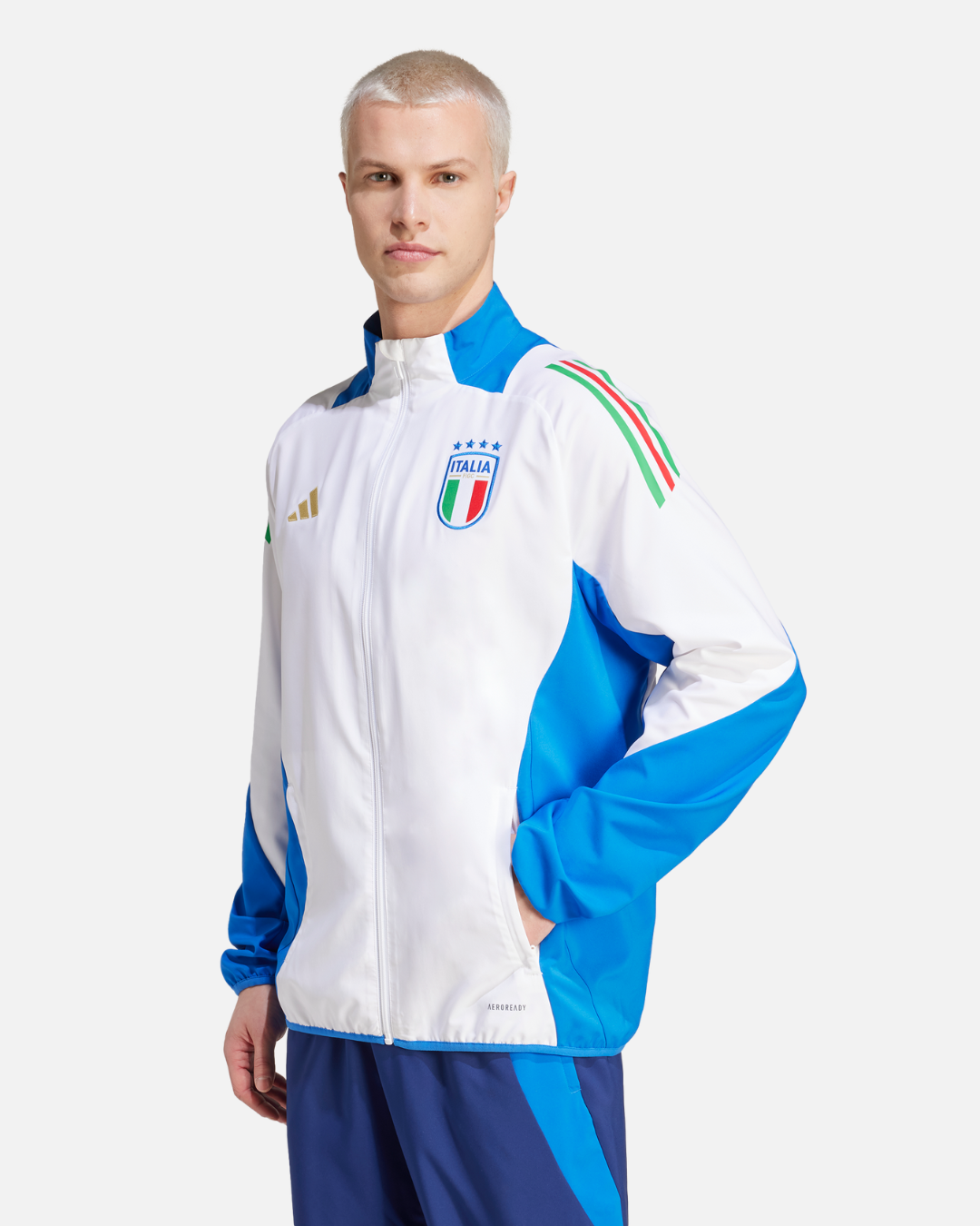 Survêtement Italie 2024 -  Blanc/Bleu