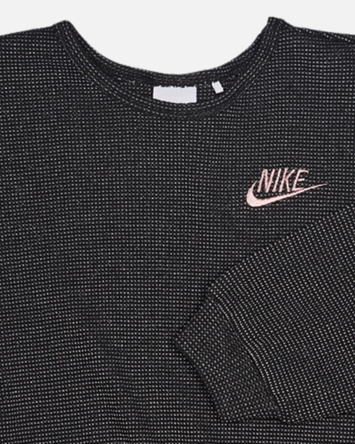 Nike Baby Trainingsanzug Lurex Waffle Set - Schwarz - Footkorner