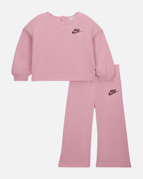 Nike Baby Lurex Waffle Trainingsanzug Set - Rosa - Footkorner