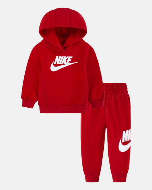Tuta da bambino Nike Club Fleece - Rossa/Bianco - Footkorner