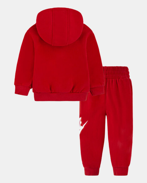 Tuta da bambino Nike Club Fleece - Rossa/Bianco - Footkorner