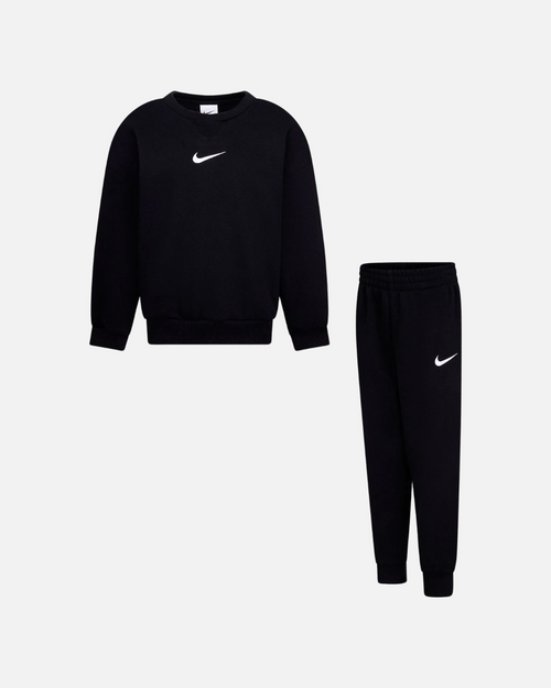 Survêtement Nike Crew Essentiel Enfant - Noir/Blanc - Footkorner