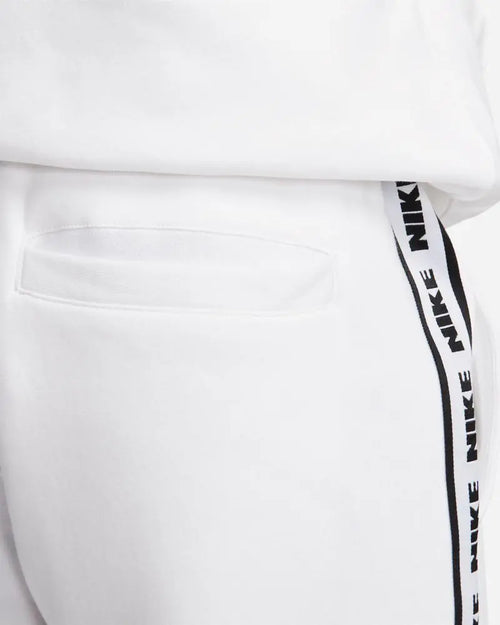 Nike Club Fleece-Trainingsanzug – Weiß/Schwarz - Footkorner