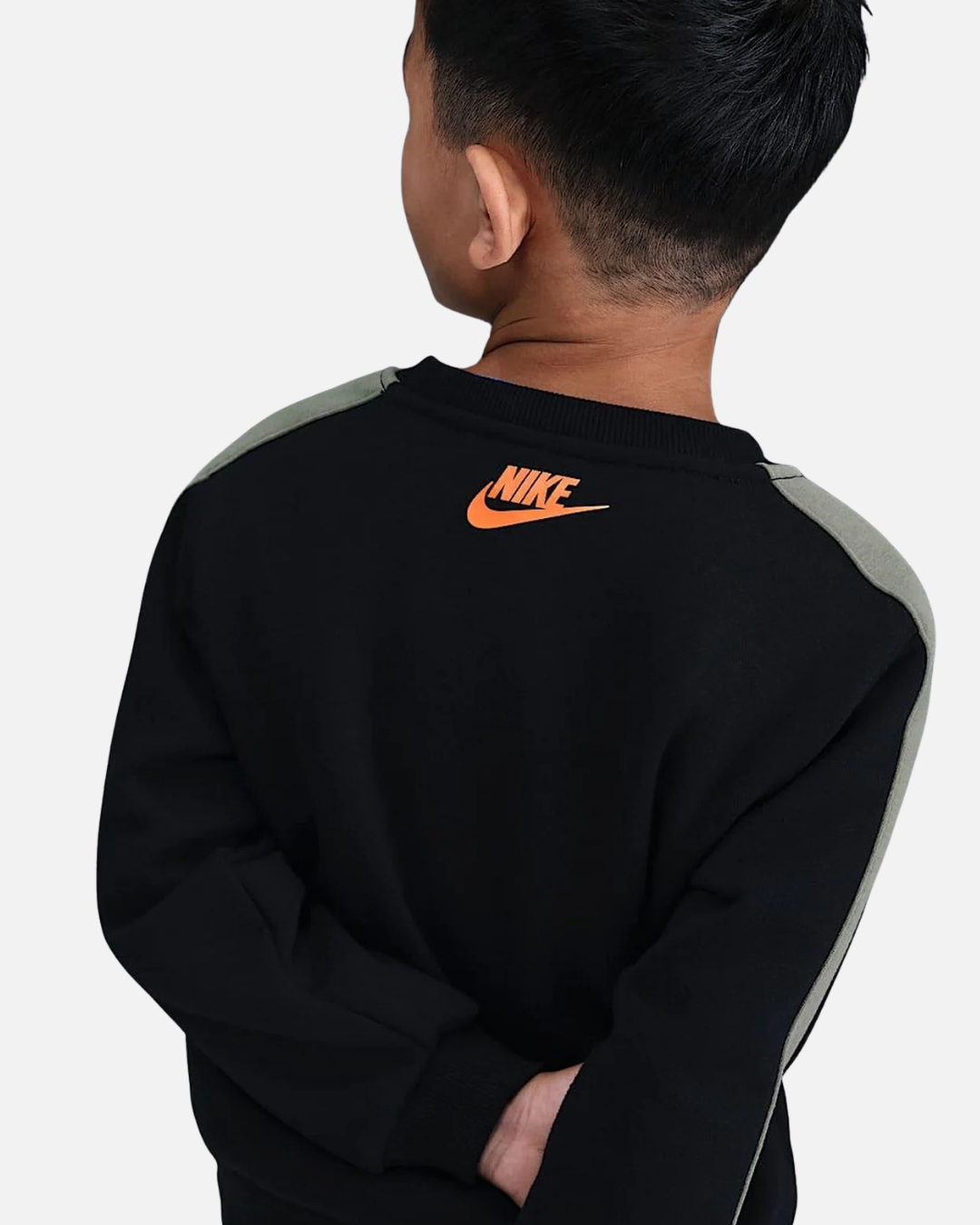 FootkornerNike Fleece Trainingsanzug Kinder - Schwarz/Orange