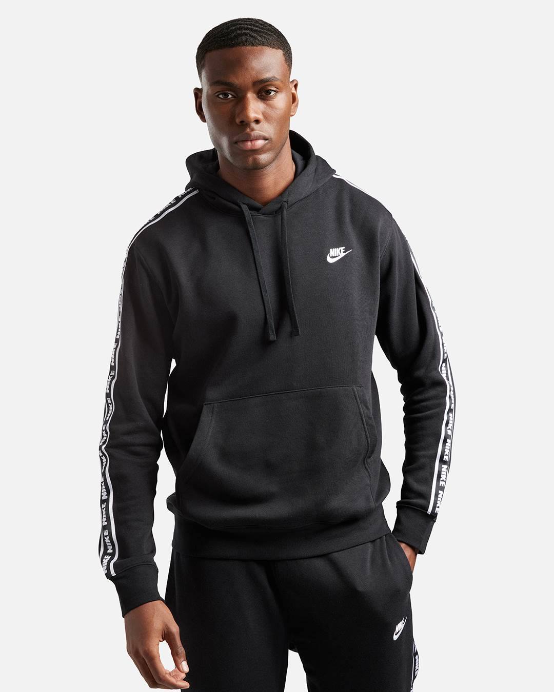 FootkornerNike Fleece Tracksuit - Black/White