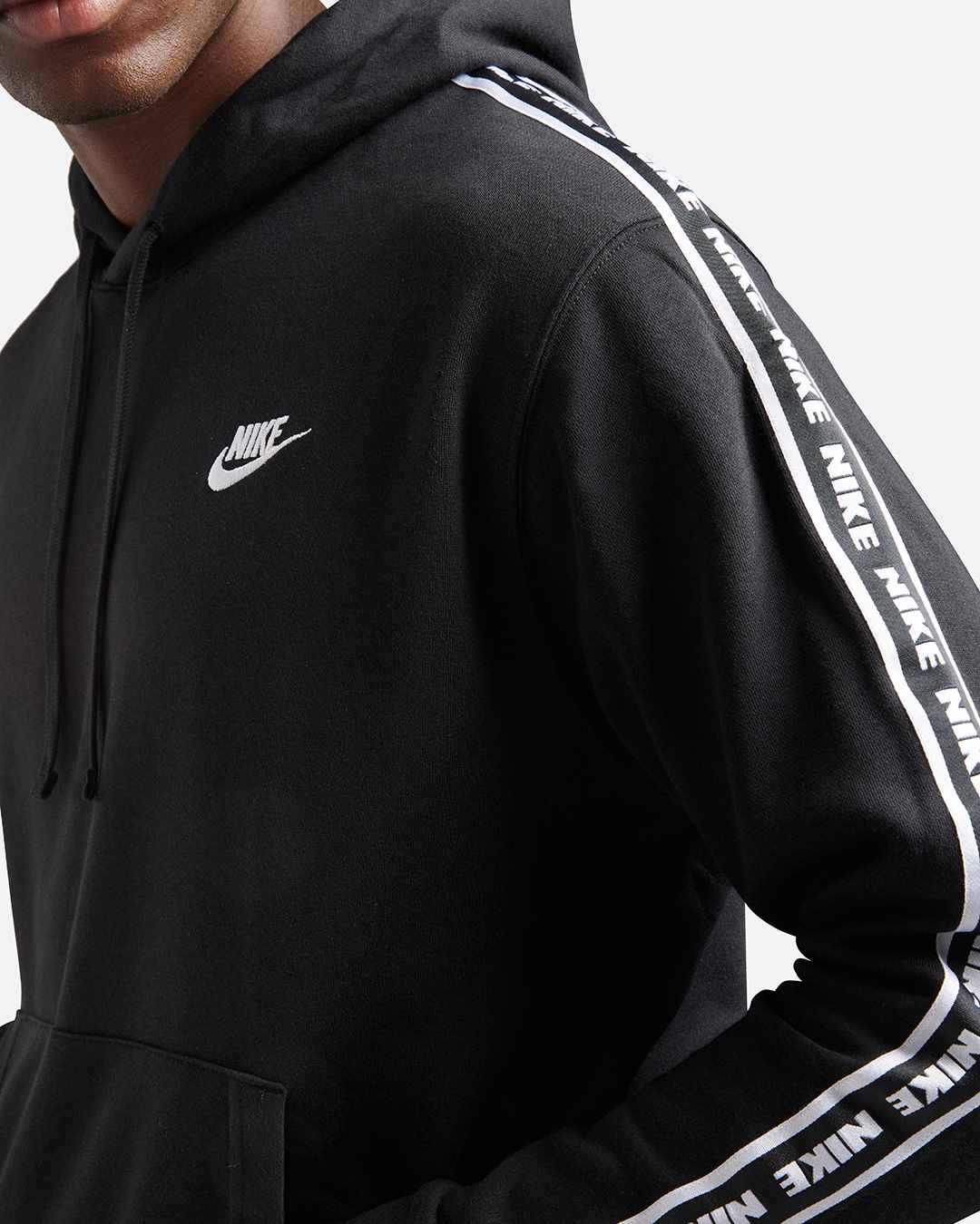 FootkornerNike Fleece Tracksuit - Black/White