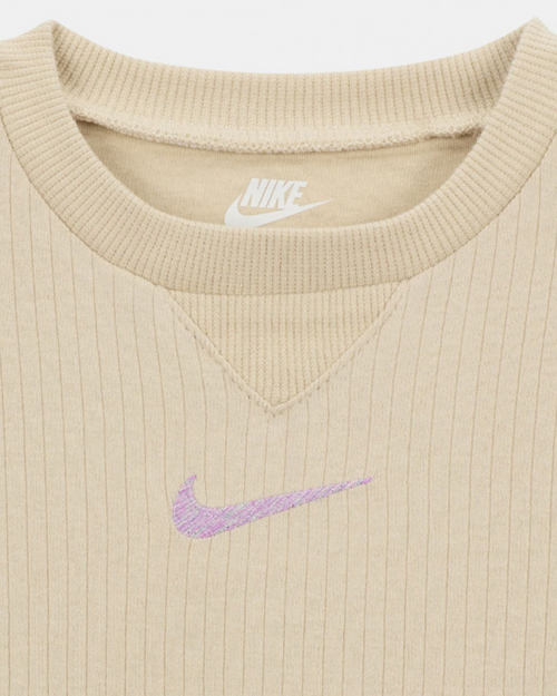 Nike Readyset Baby Tracksuit - Beige/Purple - Footkorner