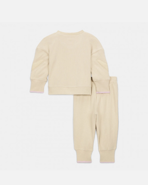 Nike Readyset Baby Tracksuit - Beige/Purple - Footkorner