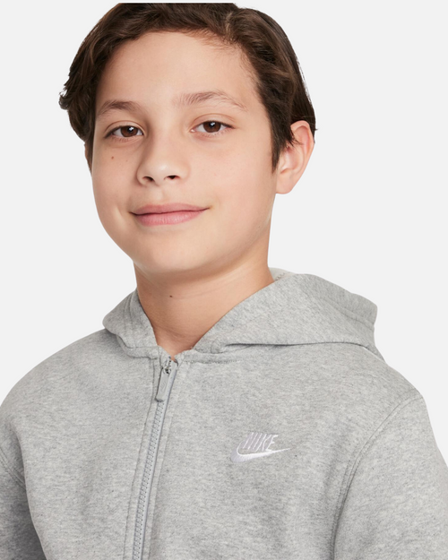 Survêtement Nike Club Fleece Junior - Gris - Footkorner