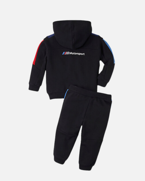 Tuta da bambino Puma BMW M Motorsport - Nera/Blu/Rosso - Footkorner