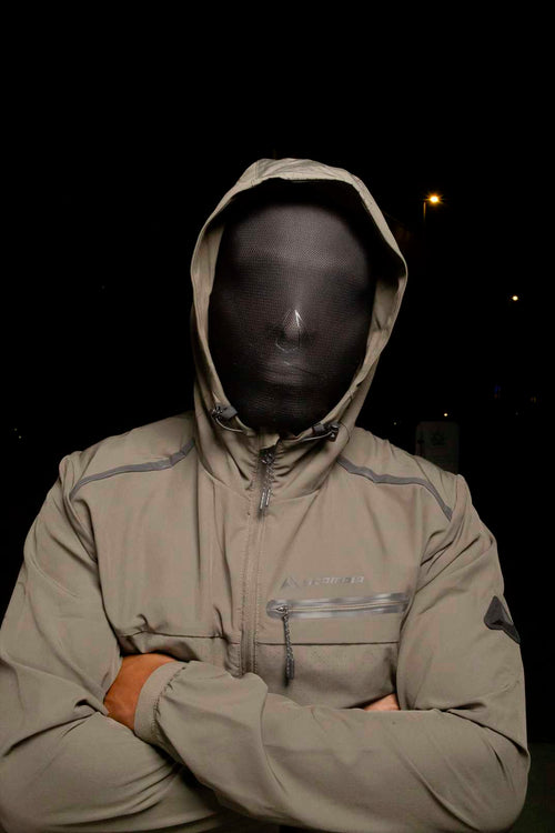 Chándal Scampia Running Gara con capucha integrada - Caqui - Footkorner