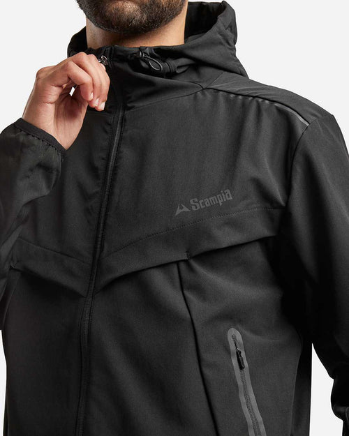 Chándal Scampia Running Scalare - Negro - Footkorner