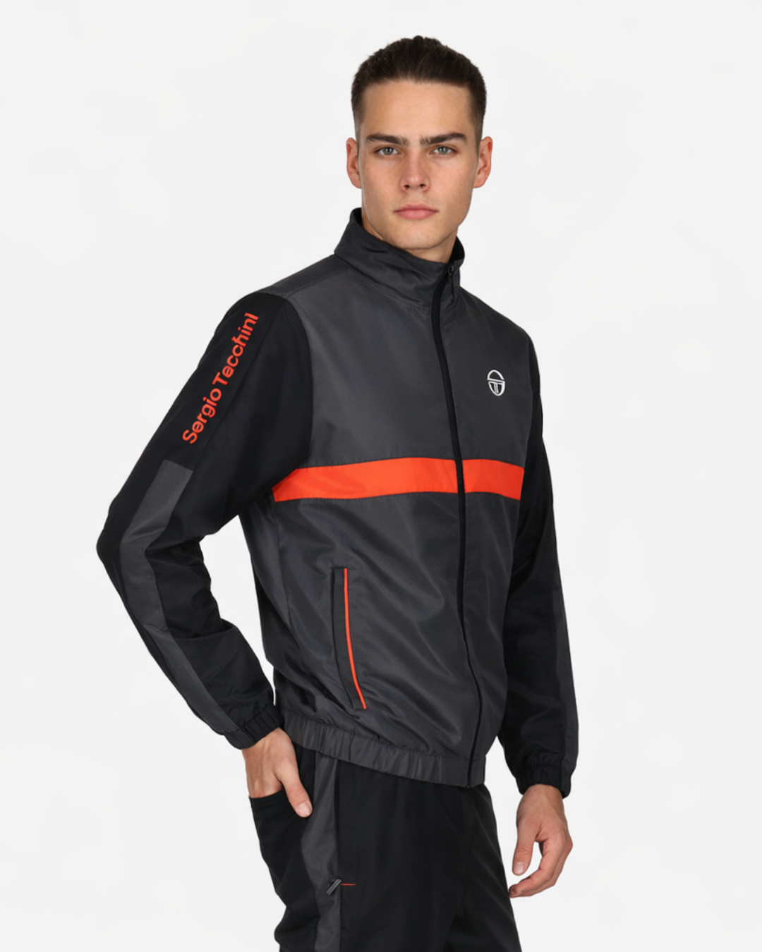 FootkornerSergio Tacchini Ginnico Tracksuit - Black/Red