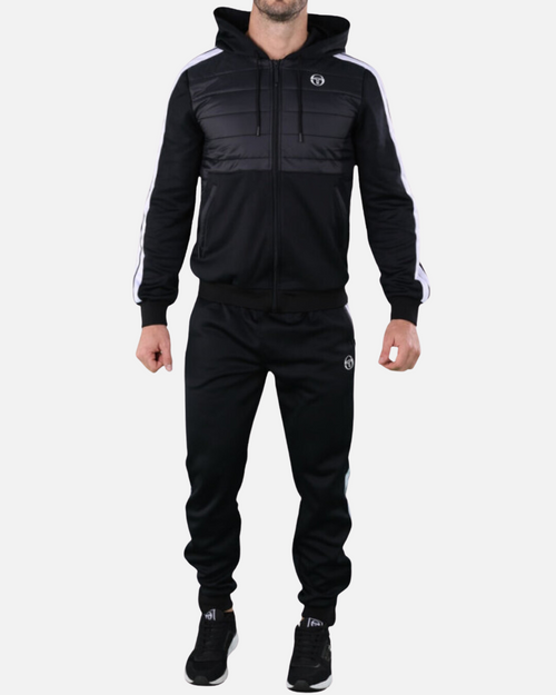 Tuta Sergio Tacchini Innesto - Nero/Bianco - Footkorner