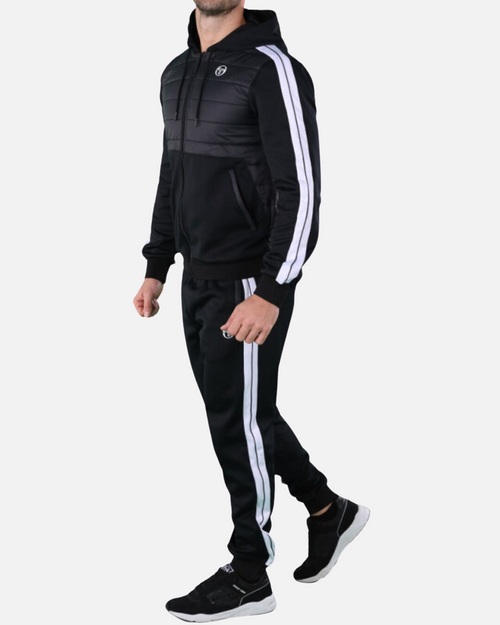 Tuta Sergio Tacchini Innesto - Nero/Bianco - Footkorner